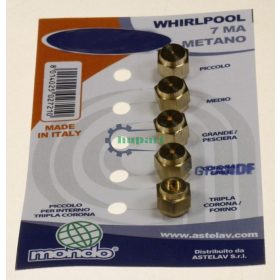 Univerzális tűzhely földgáz fúvóka szett 7mm