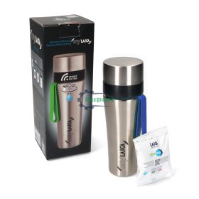 Laica rozsdamentes kék vízszűrő kulacs 0,55l BR60C06